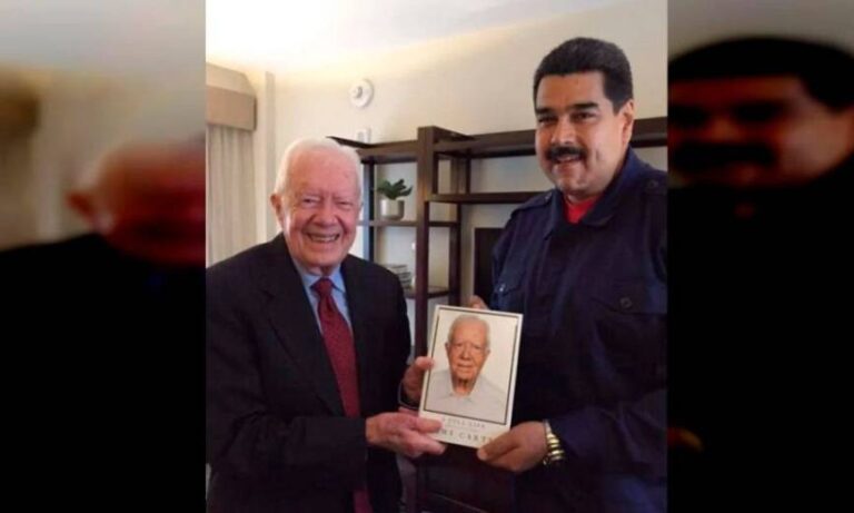 Maduro recuerda “la contribución” de Jimmy Carter contra “los intentos desestabilizadores”