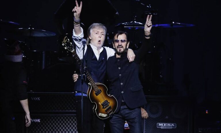 Paul McCartney y Ringo Starr comparten escenario en el final de la gira Get Back