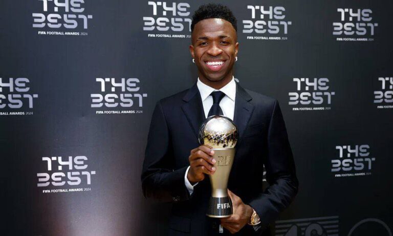 Vinícius Jr. gana el premio The Best de la Fifa