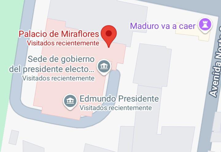 Nombres de Machado y González Urrutia salen en ubicación de Miraflores de Google Maps