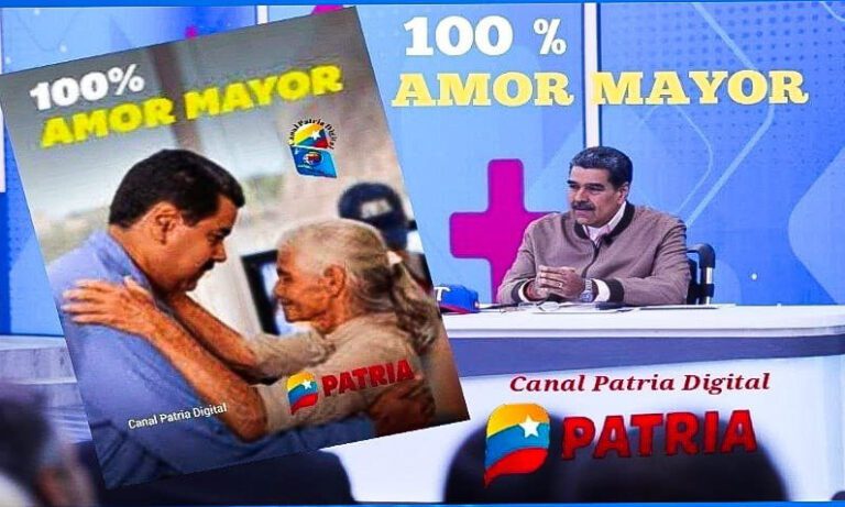 Inicia el pago de la Gran Misión Amor Mayor de febrero por Patria