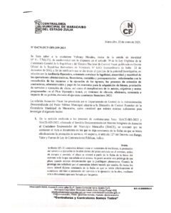 Cartel Contraloría Municipal de Maracaibo del Estado Zulia Nro O-CM-DCP-DPI-209-2024