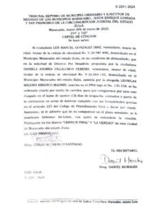 Cartel de Citación Solicitud Nro 2241-2024