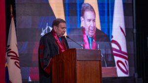 González Urrutia exalta en Ecuador a Machado y a venezolanos que “lo han arriesgado todo”