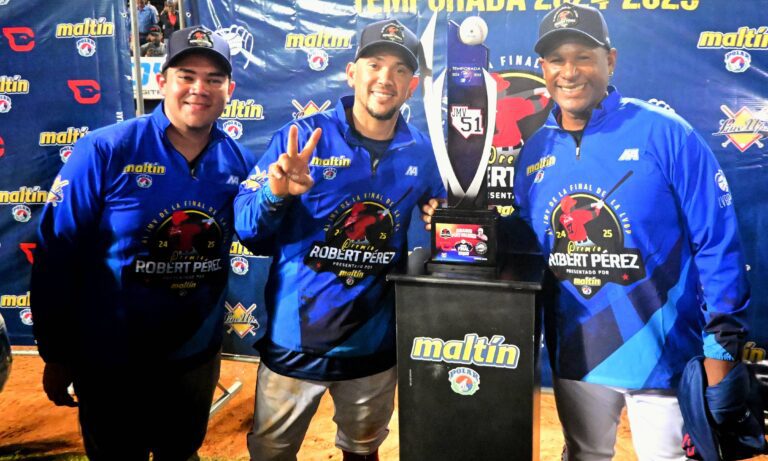 Ildemaro Vargas recibe premio Robert Pérez al Jugador Más Valioso de la final de la LVBP