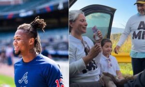 Ronald Acuña Jr. dona 4 millones de pesos colombianos a familia en Táchira