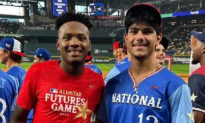 Ethan Salas y Jaison Chourio figuran en el top 100 de la MLB