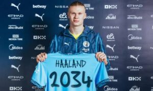 Erling Haaland renueva hasta 2034 con Manchester City