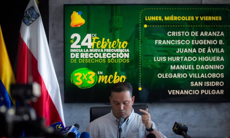 Recolección de desechos en Maracaibo aumentará a 3 veces por semana desde el 24 de febrero