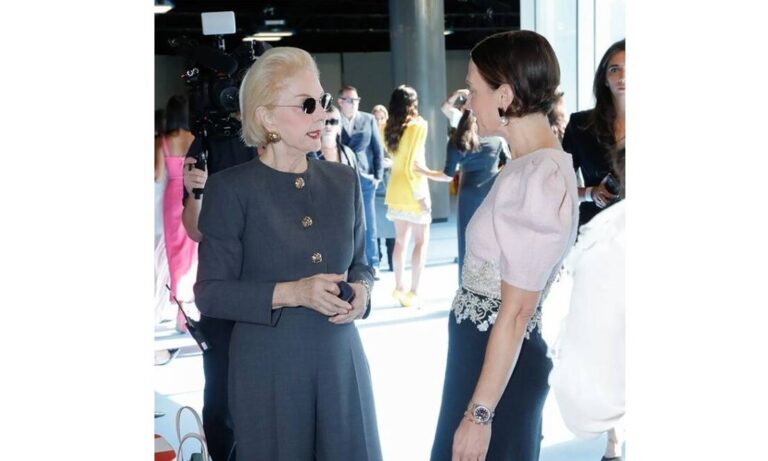 Carolina Herrera presenta su nueva colección en la semana de la moda de Nueva York