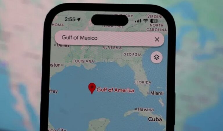 El Golfo de México ya se llama Golfo de América en Google Maps