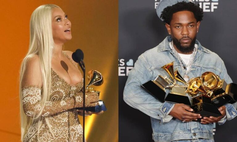 Kendrick Lamar se impone en los Grammy y dan a Beyoncé su ansiado Álbum del año