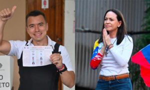 Noboa “acompañará” a Machado en Oslo para la entrega del Nobel de la Paz