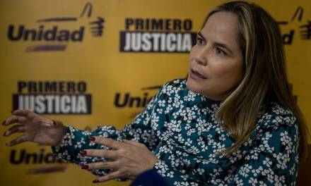  Presidenta de PJ aclara que en el partido no se ha pedido si se participa el 27A <br><span class='subtitulos' style='    font-size: 18px;     font-weight: 600;' > La presidenta de Primero Justicia señaló que puede debatirse en el partido la probabilidad de ir a las elecciones, pero no cree que la propuesta avance </span>