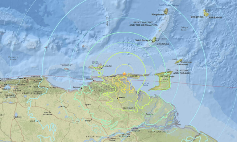 Funvisis registra sismo de 4,2 en el estado Sucre