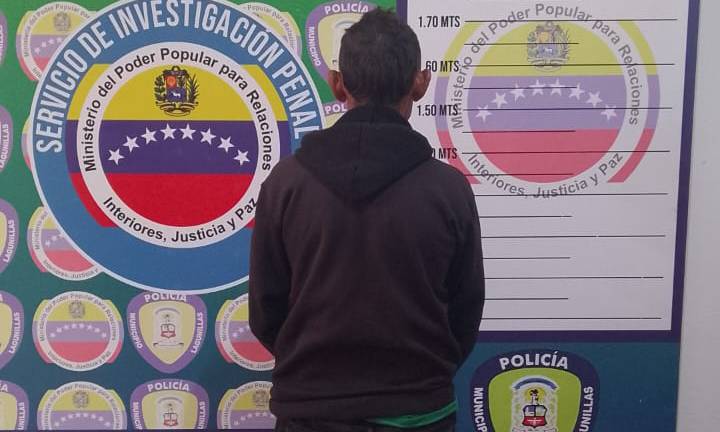 Lo arrestan por grabar abuso sexual de su hijastra en Lagunillas