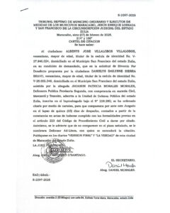Cartel de Citación Solicitud Nro 2297-2025