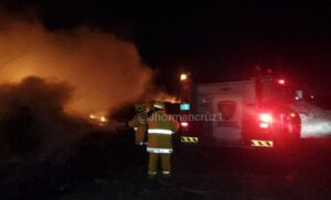Reportan incendio en vertedero de basura de La Concepción