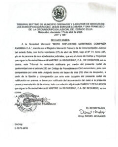 Se Hace Saber Expediente Nro 1578-2010