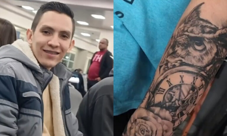 Tía de joven venezolano revela que fue deportado a El Salvador por “sus tatuajes”