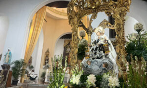 La Virgen del Carmen estará presente en la misa del Domingo de la Misericordia