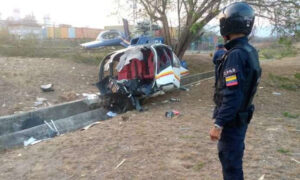 Helicóptero se precipita y deja 4 heridos en Miranda