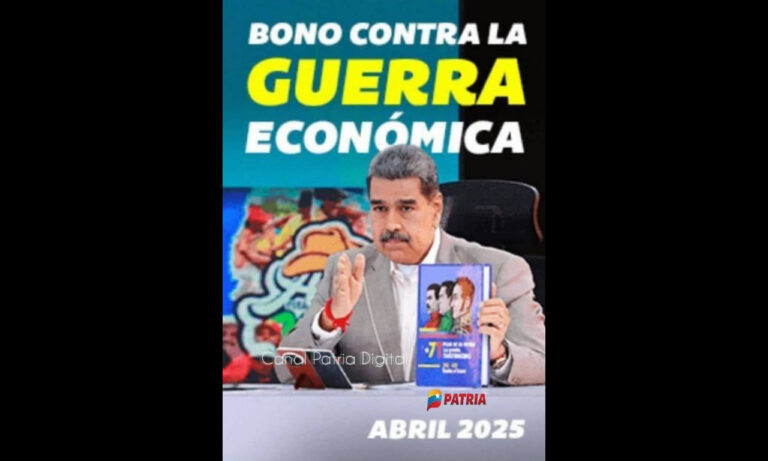Inicia el pago del bono de Guerra Económica de abril a jubilados