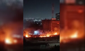 Reportan incendio en antiguo terreno del Luna Park Show en Maracaibo