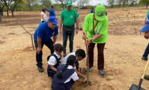 Proyecto Microbosques Urbanos siembra 100 curarires más en Maracaibo