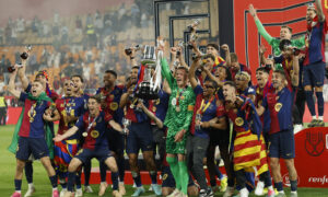 Barcelona vence 3-2 al Real Madrid y conquista su 32ª Copa del Rey