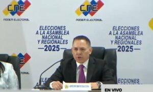 CNE anuncia que el chavismo obtuvo el 83,42 % del total de los votos el 25M