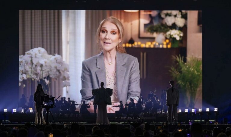 Celine Dion reaparece en video en Eurovisión