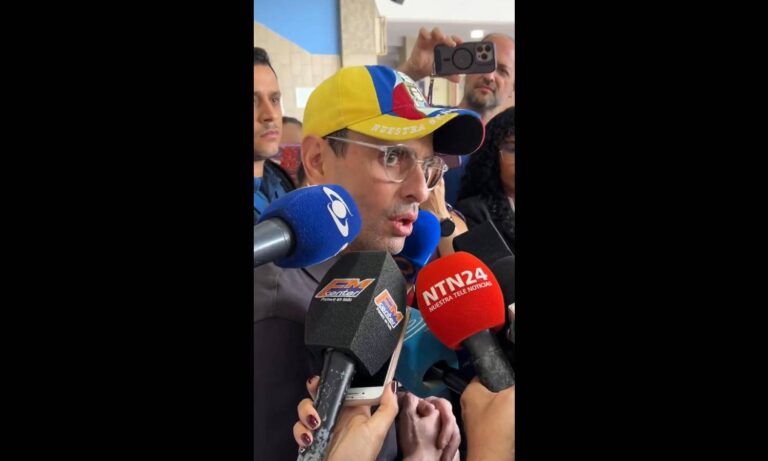 Capriles: quienes decidieron participar en los comicios lo hicieron para luchar