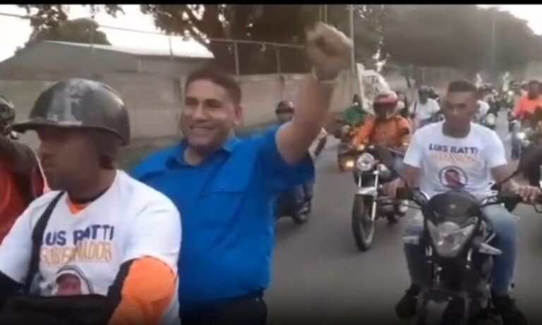 Ratti cierra su campaña con una caravana de motos en Maracaibo