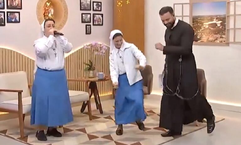 Monjas se vuelven virales tras hacer beatbox y bailar en TV católica