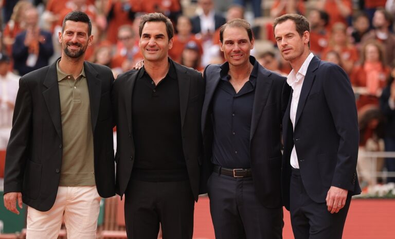 Rafael Nadal recibe homenaje en el Roland Garros