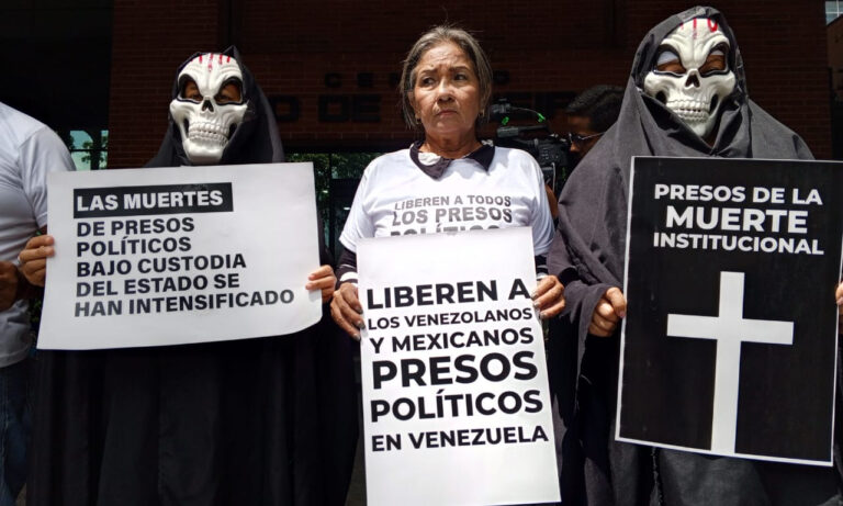 Activistas piden a México interceder por presos políticos venezolanos y mexicanos