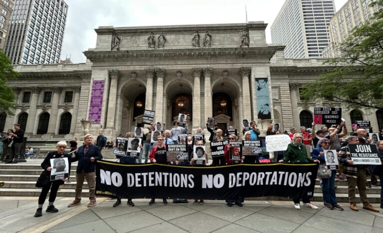 Protestan en Nueva York arresto de estudiante venezolano tras cita de inmigración