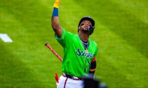 Ronald Acuña Jr. logra un doble en su semana debut en Ligas Menores