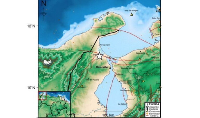 Funvisis reporta sismo de magnitud 3,8 en el municipio Guajira