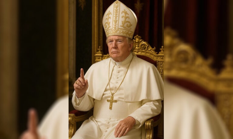Trump publica imagen de IA vestido de Papa y crea polémica en redes