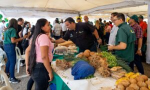 Alcaldía celebra el día del trabajador con una feria alimentaria para sus empleados