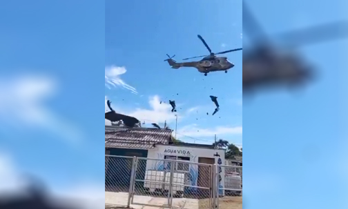Sobrevuelo de aeronave militar daña techos de dos viviendas en la Costa Oriental