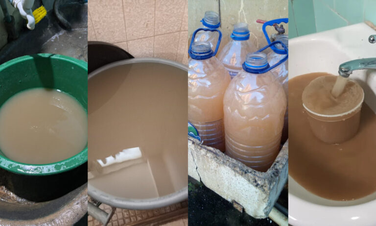 Marabinos denuncian que el agua llega oscura y fétida