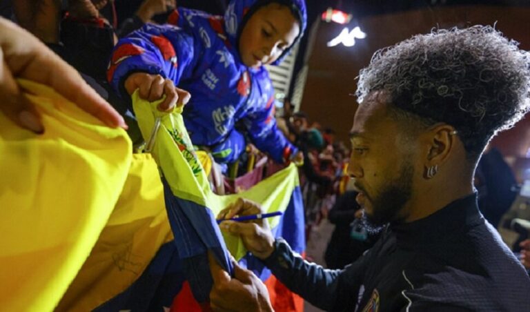 La Vinotinto recibe en Montevideo el calor de los venezolanos