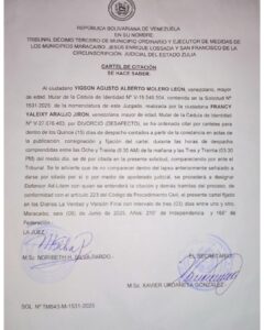 Cartel de Citación Solicitud Nro TM843-M-1531-2025