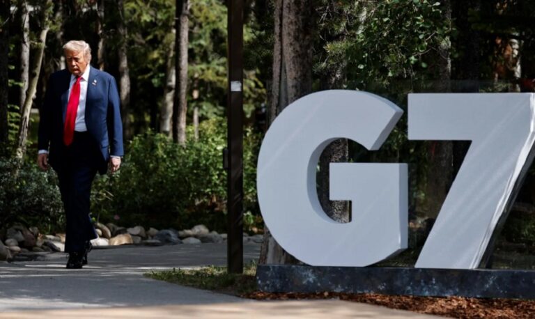 Trump abandona la Cumbre del G7 en Canadá en su primera jornada