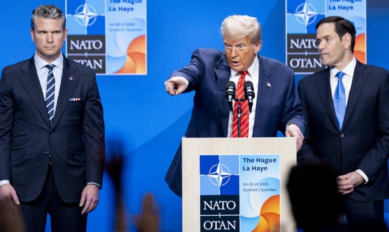 Trump compara ataque a instalaciones iraníes con bombardeos a Hiroshima y Nagasaki