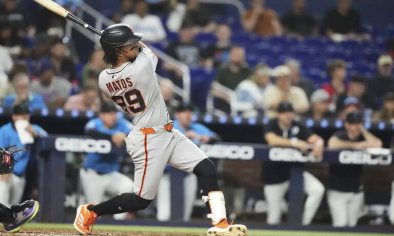Luis Matos consigue 100 imparables en la MLB