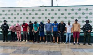 Capturan a 11 miembros del “Tren de Aragua” en Bogotá
